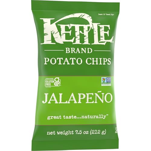 Kettle Brand Jalapeno Kettle Potato Chips, 7.5 Oz