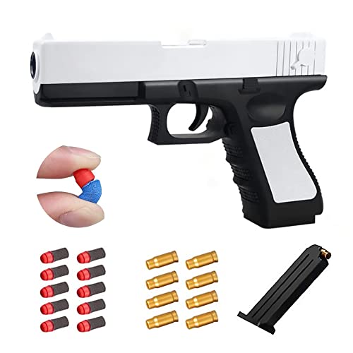 Soft Bullets Toy Gun, Safety Soft Bullet Gun, Toy Guns for Boys, Great Gift for Boys and Girls (Black)