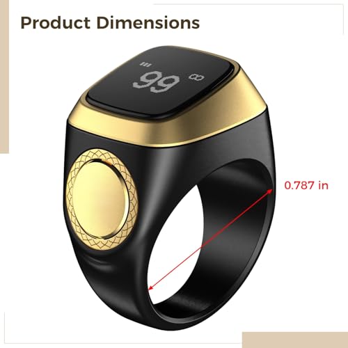 Bague tasbih zikr numérique avec connexion BT et application mobile - 3