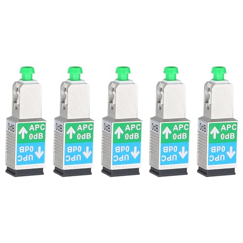 Adaptador óptico SC/APC macho a SC/UPC hembra x5 miniatura 1