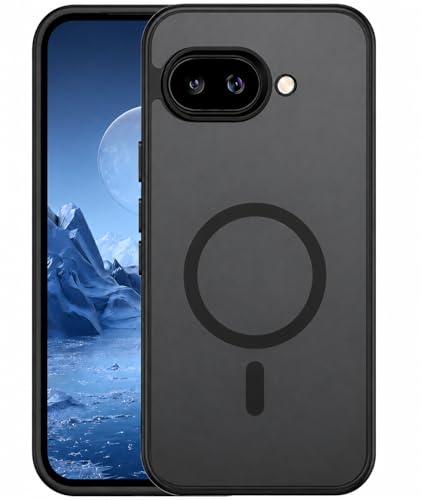 Image of Back Cover for Google Pixel 9A, Matte PC Back + TPU Bumper Shockproof Mobile Case Cover (Google Pixel 9A)