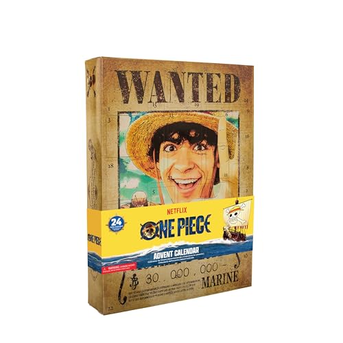 ONE PIECE - Advent Calendar 2025-24 Exclusive Gifts & Collectibles - Inspired by the Characters Locations & Storylines - For the Christmas Countdown - Official License - Cinereplicas