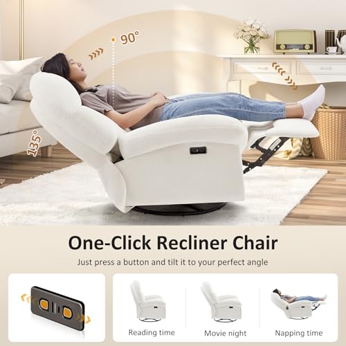 Sillón Plegable Tela Terry Blanco miniatura 5