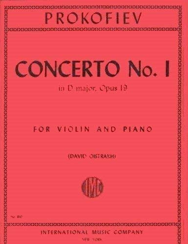 Prokofiev, Serge - Concerto No. 1 In D Major Op. 19. For Violin. by International Music Co