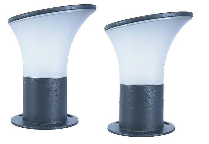 Multi Hub Outdoor Light, Sleek Flared Design with Sturdy Base, Perfect for Pathways, Gardens, or driveways. Offers Stylish, Soft Outdoor Lighting Pack of-2-image-13