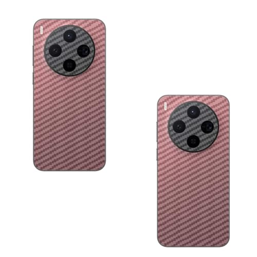 Image of (Pack of 2) Compatible with Skin Sticker /Vinyl wrap /Protective Film Mobile Back Skin Carbon Fiber 3D Transparent by Candeal Mizhan(Only Back) (Vivo, Vivo X300 5G)