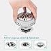 Aluvor Shower Drain Hair Catcher, Shower Drain Cover, Bathtub Drain Hair Catcher for Pop-Up & Regular Drains (Top Small)