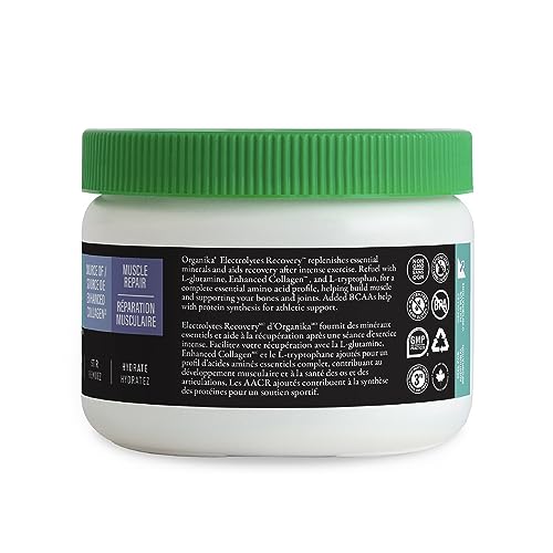 Organika Electrolytes Recovery - Sugar Free Post-Workout Supplement with BCAAs and L-Glutamine - Berry Blast Flavour - 180g, 30 Servings - Image 3