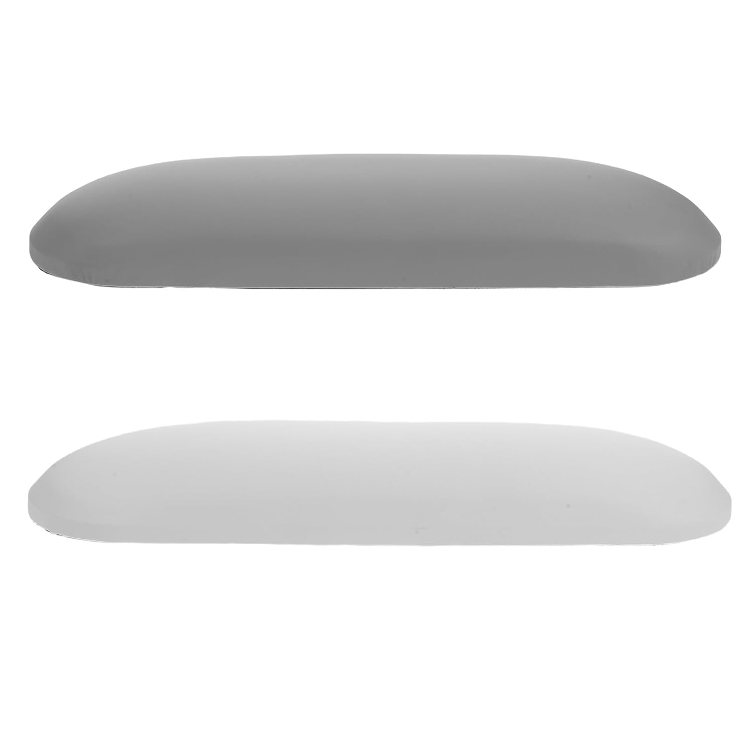 2pcs Nail Hand Rest Cushion Nail Arm Rest Pillow Manicure Table Soft Hand Pillow for Salon Use White and Gray