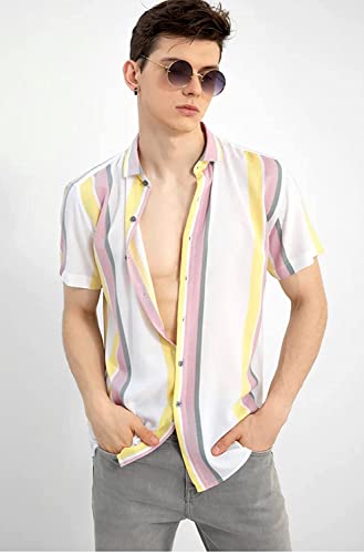 Image of Funky Printed Shirt for Men Half Sleeves
