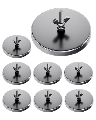 8Pack Magnetic Flag Holder 3.2" Strong Round Base Magnet