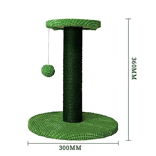 Griffoir pour chat vert de 35,5 cm pour arbre à chat et jeu - 4