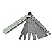 Aexit 100B-17 0.02mm-1mm Reference Gauges Thickness Metal 17 Blade Filler Feeler Gauge Feeler Gauges Measure Tool