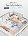 DREO Smart Standventilator, 120°+120° Oszillierend Ventilator mit Wi-Fi/Sprachsteuerung, 20dB Leiser Bodenventilator für Schlafzimmer, einstellbare Höhe, 8 Geschwindigkeiten, 6 Modi, 12H Timer