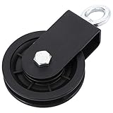 La polea de Cable hecha de aleación de aluminio la hace resistente, la polea deslizante es a prueba de óxido y puede contener más libras de fuerza.