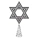 9-Inch Plastic Silver Hanukkah Tree Topper