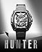 CIGA Design Z Series Hunter Automatic Mechanical Watch, in-House Caliber CD-07, BThree-Layered Octagonal Tonneau, Tapered H-Link Steel Bracelet, Waterproof Timepiece Gifts for Men and Women, Silver