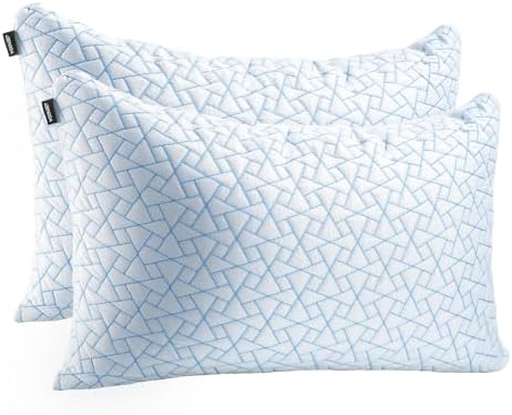 JINXIA Almohadas Altura Ajustable Almohadas 76 x 51 cm (2 Unidades), Relleno de Microfibra Hipoalergénico Almohada Viscoelastica, Apto para Todas Las Posiciones al Dormir