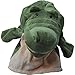 Produktbild GBN Nette Plüsch Velour Tiere Handpuppen Chic Designs Kinder Kind Lernhilfe Spielzeug (Krokodil)