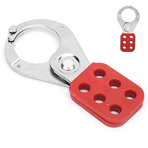 Image of Lockout Tagout Safety Hasp Lockout Tagout Kit Steel Multiplayer Management Lock Universal Multipole Circuit Breaker Lockouts Plug Lockout Padlocks Set for Lock Out Tag Out Stations
