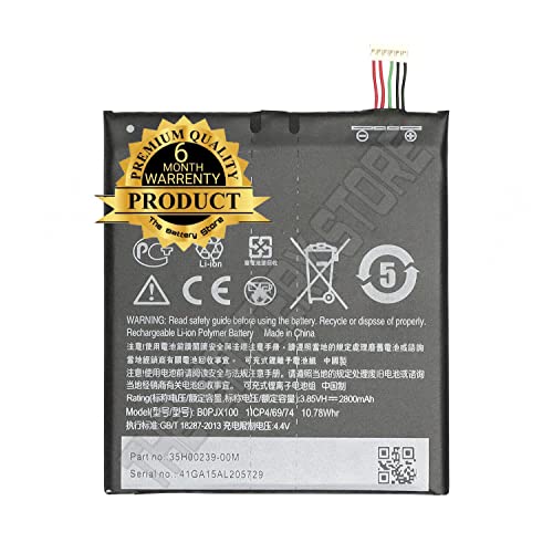 Image of THE BATTERY STORE Original BOPJX100 Battery Compatible for HTC Desire 728, D728 LTE 728G 828, 828 Dual 828U 828W E9, E9 Plus Battery with 6 Month Warranty (for HTC Desire 728, D728 LTE)