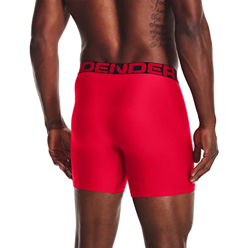 Image of Under Armour mens Multi-pack Performance Tech Boxerjock Brief, 6 inch Inseam, All-day Comfort & Soft