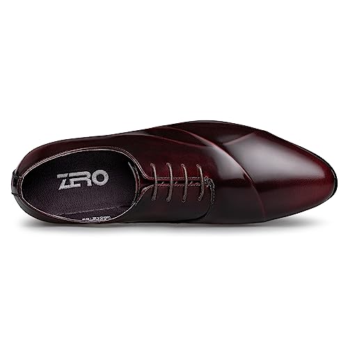 Image of ZRO Men's Lace Up Formal Modern Oxford Dress Shoes