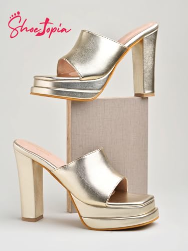 Image of Shoetopia Womens Hippo 1 Heeled Sandal