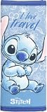 TataWay - Passacinture de sécurité Disney avec motif Stitch, Doux et Confortable pour Enfants, Idéal pour Longs Trajets, Dimensions 9x29,5x3 cm, Couleur Stitch