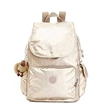 Kipling Womens Ravier Backpack, Sparkly Gold