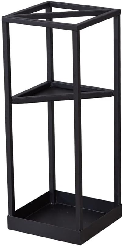 Creative Wrought Iron Geometric Nordic Umbrella Stand Home Living Room Hotel Lobby Shelf(D)