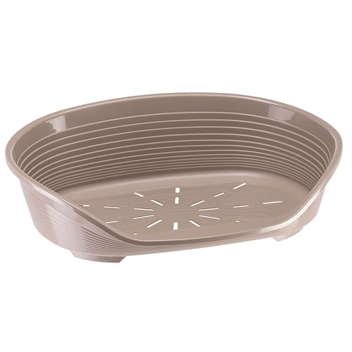 Ferplast Cuccia per Cani Cuccia in plastica per Cani taglia media 100% plastica riciclata Lettino per Cani lavabile traspirante e...