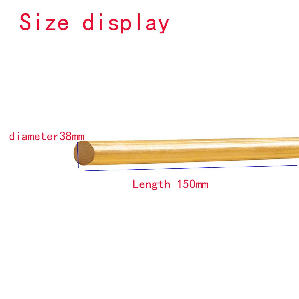 Messingstange H59 Metallstange Für Experimente Und Bastelarbeiten, Länge 150 Mm/Diameter 38Mm