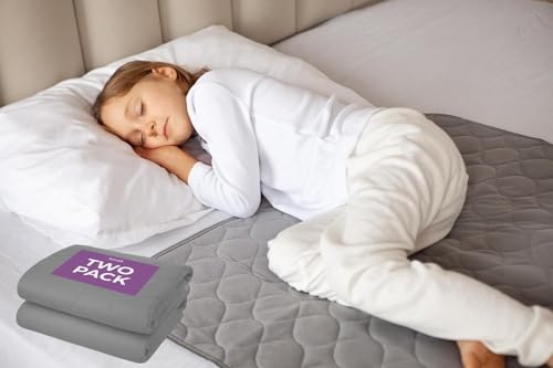 La Mejor Recopilación de Alfombrillas infantiles para baño para comprar online. 50 Lynmark - 2 almohadillas para orejas de entrenamiento para niños pequeños – Alfombrilla protectora para orinar suave e impermeable para niños – Sábana de colchón de...