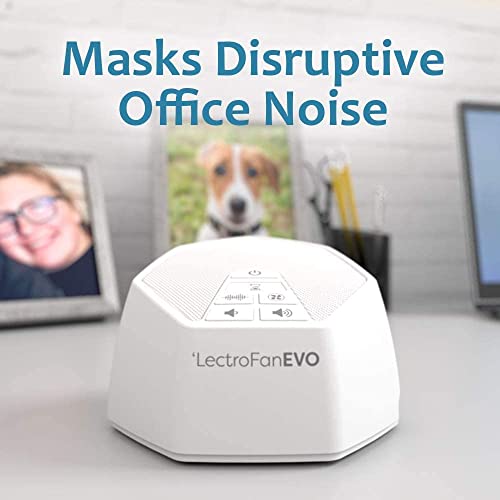Lectrofan Evo Guaranteed Non-Looping Sleep Sound Machine With 22 Unique Fan Sounds, White Noise Machine For Sleeping And Ocean Sounds, With Sleep Timer - Black (Renewed) #TOP4