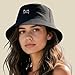 XMMAXFLOW Fashion Bucket Hat Cotton Summer Beach Sun Hat for Women Men Teen, Cat-Black