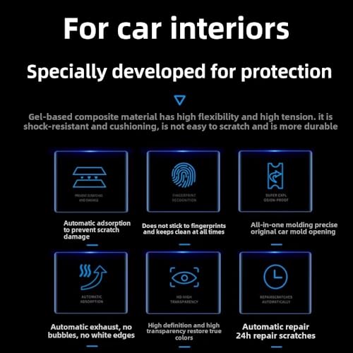 Película de TPU transparente antiarañazos para Lexus UX 2019-2020 interior estilo A RHD 3