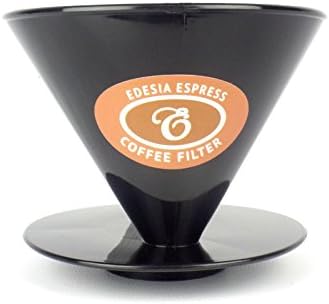 Size 2 Plastic Coffee Filter Dripper Cone by EDESIA ESPRESS