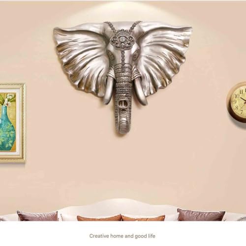 Tête d'éléphant 3D symbole de sérénité pour votre décoration murale - 5