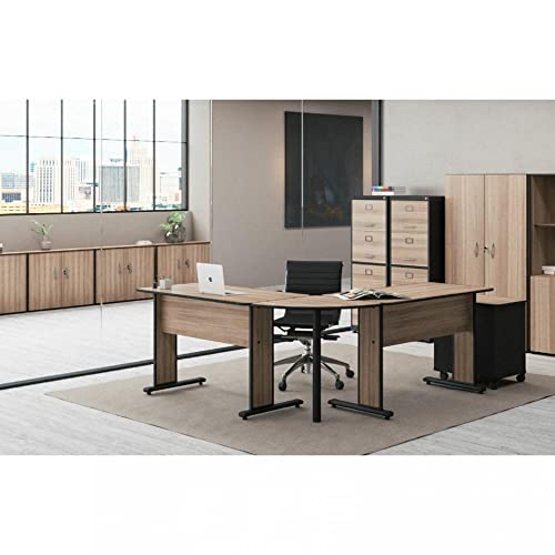 Mesa para Escritório em L Estação de Trabalho Etp1515 Maxxi Pandin Móveis