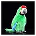 30 Cm Carino E Realistico Pappagallo Verde Peluche Giocattolo Realistico Macaw Uccello Peluche Giocattolo Bambola Regalo Di Natale Compleanno Bambola peluche Qf shop ( Color : Green , Height : 30cm )