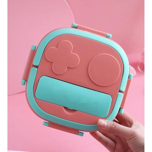 Marmita Lancheira Térmica Infantil e Adulto Portátil Recipiente Para Comida com 3 Compartimentos Reu