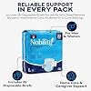 Pañales para adultos Nobility talla grande para mujer y hombre, paquete de 100, blanco | Protección de máxima absorción, desechables transpirables para incontinencia con cintas, paneles laterales elásticos, indicador de humedad 8
