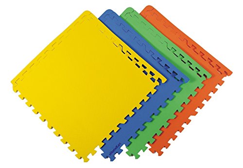 Image of eHomeKart Interlocking Play Mat - EVA Kid's Interlocking Play Mat - 10 mm Thickness - Each Tile 60 cm x 60 cm (20 TILES = 80 SQ FEET)
