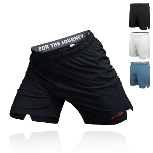 Gold BJJ Airflex Jiu Jitsu Shorts - Fight Short...