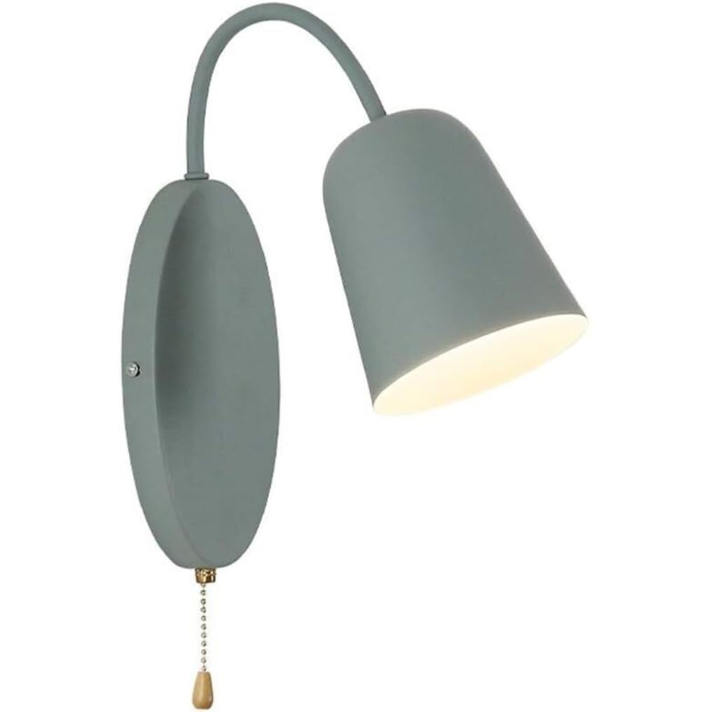 DANNMPX Wall Light Metal Wall Lamp Nordic Wrought Iron Light Decoration Bedroom Living Room Bedside Fixtures Decor(Grün)