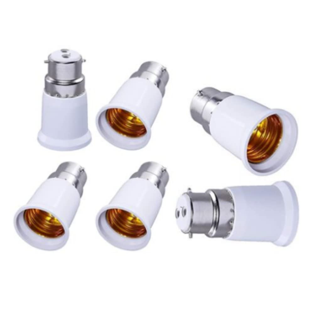 Aston Andia Ceramic B22 To E27 Bulb Converter Holder Screw Bulb Adapter Filament Bulb Holder Led Light Converter (Pack of 6, White). (B0BQGV6HVM) Amazon Price History, Amazon Price Tracker
