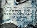 Give Them Wings Novelty Mini Metal Parking Sign PM-1142