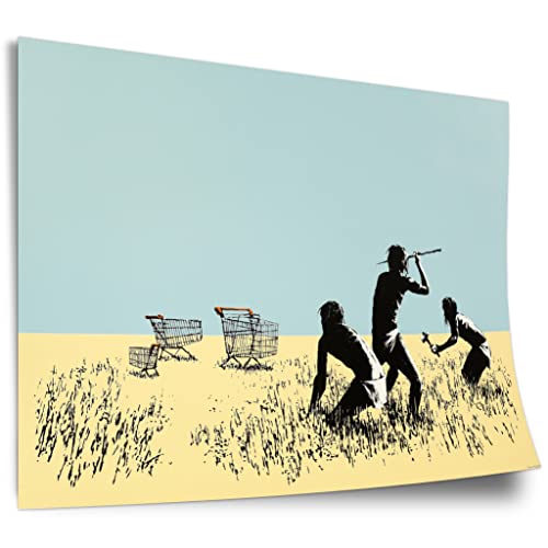 Poster aus Baumwolle Konsum-Kritik Globalisierung, Street-Art Banksy - Moderner Kunstdruck Canvas - Perfekte als Geschenk, Wohnzimmer, Inneneinrichtung Deko Kunstdruck ohne Rahmen, Wandbild - A4, A.. Poster aus Baumwolle Konsum-Kritik Globalisierung, Street-Art Banksy - Moderner Kunstdruck Canvas - Perfekte als Geschenk, Wohnzimmer, Inneneinrichtung Deko Kunstdruck ohne Rahmen, Wandbild - A4, A..