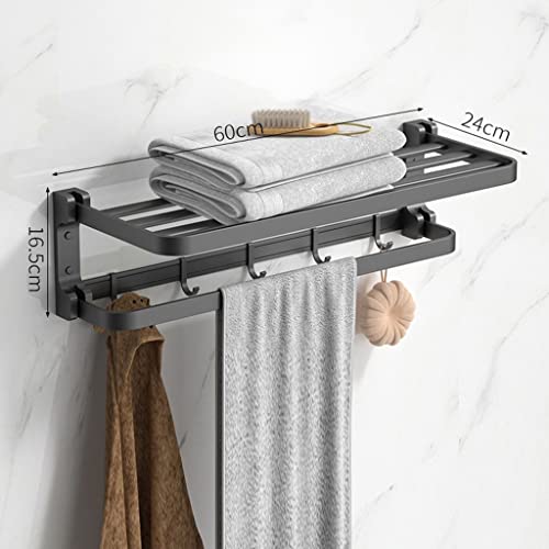 Porte-serviettes mural pour optimiser une petite salle de bain - 4